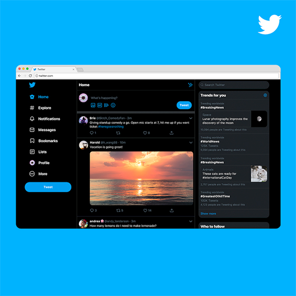 網頁設計案例分享：Twitter網頁版的設計改版分析